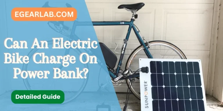 Can An Electric Bike Charge On Power Bank?