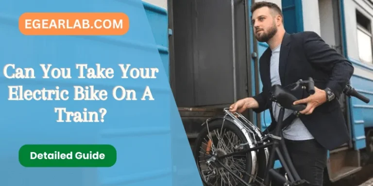 Can You Take Your Electric Bike On A Train