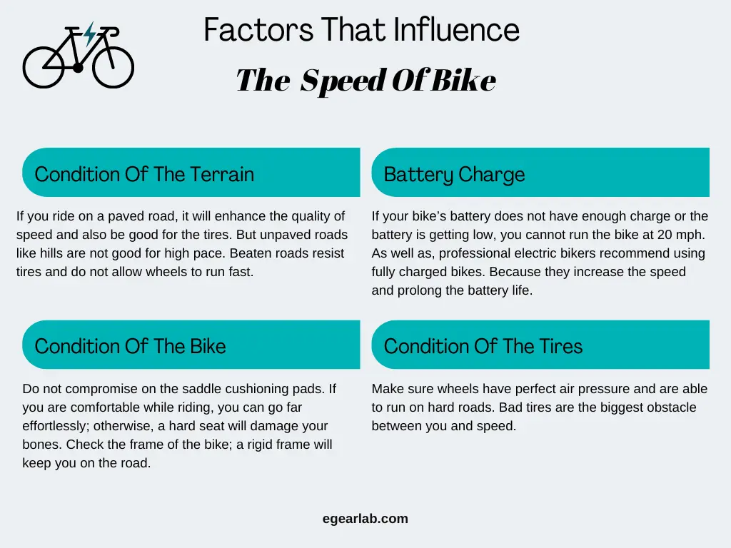 Factors That Influence the Speed Of Bike